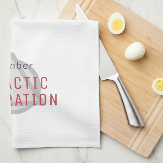 Galaktische Föderation Mitglied Geschirrtuch (Viertel Falte)