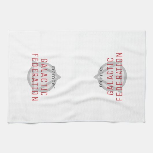 Galaktische Föderation Mitglied Geschirrtuch (Horizontal)