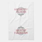 Galaktische Föderation Mitglied Geschirrtuch (Vertikal)