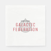 Galaktische Föderation Mitglied Serviette (Vorderseite)