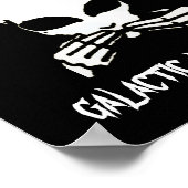 Galaktische Föderation, niemanden sagen, Text bear Poster (Ecke)