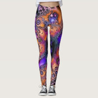 Galaktische Fraktale Leggings