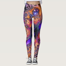 Galaktische Fraktale Leggings