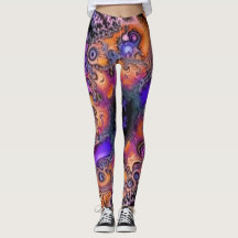 Galaktische Fraktale Leggings