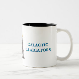Galaktische Gladiator-Tasse 2 Zweifarbige Tasse