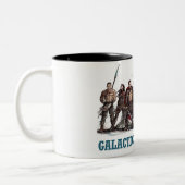 Galaktische Gladiator-Tasse Zweifarbige Tasse (Links)