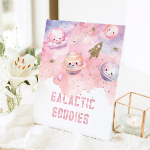 Galaktische Goodies Weltraumplaneten Sockelschild