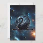 Galaktische Grace: Der Schwarze Schwan. Einladung (Rückseite)