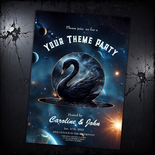 Galaktische Grace: Der Schwarze Schwan. Einladung