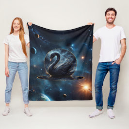 Galaktische Grace: Der Schwarze Schwan. Fleecedecke
