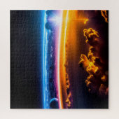 Galaktische Horizonte im wolkigen tiefen Raum Puzzle (Vertikal)