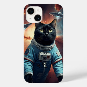 Galaktische Katzenastronautin Case-Mate iPhone 14 Hülle