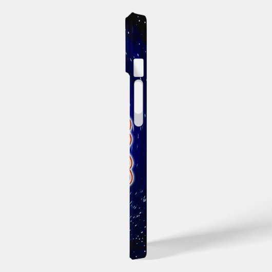 Galaktische keltische Liebe Knoten Case-Mate iPhone Hülle (Rückseite / Links)