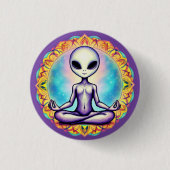 Galaktische Meditation Button (Vorderseite)