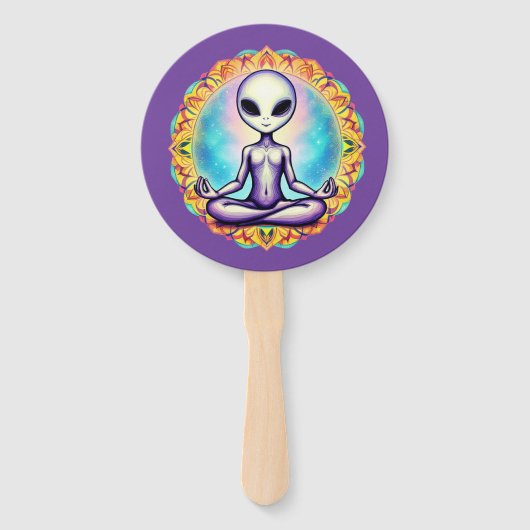 Galaktische Meditation Fächer (Vorderseite)