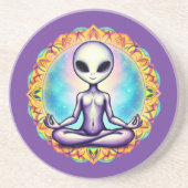 Galaktische Meditation Getränkeuntersetzer (Vorne)
