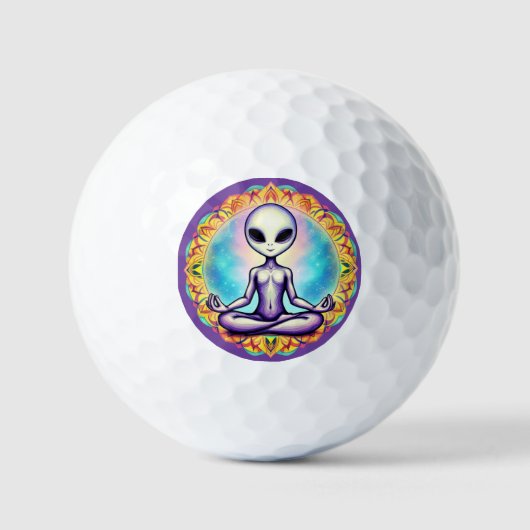 Galaktische Meditation Golfball (Vorderseite)