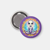 Galaktische Meditation Magnet (Vorderseite/Rückseite)