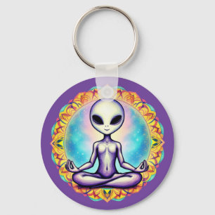 Galaktische Meditation Schlüsselanhänger