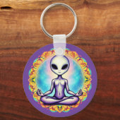 Galaktische Meditation Schlüsselanhänger (Vorderseite)