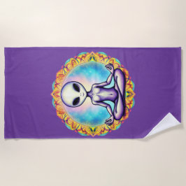 Galaktische Meditation Strandtuch