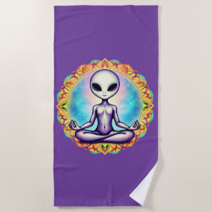 Galaktische Meditation Strandtuch