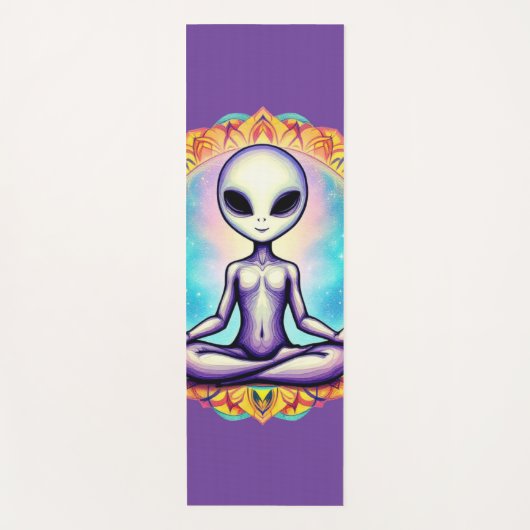 Galaktische Meditation Yogamatte (Vorderseite)