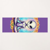 Galaktische Meditation Yogamatte (Vorderseite (Horizontal))