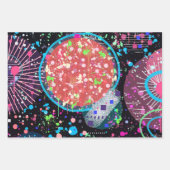Galaktische Nachbarschaft: Abstrakte Kunst  Geschenkpapier Set (Vorderseite 2)