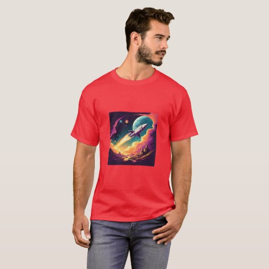"Galaktische Odyssey: Ein gravity-defizierender T  T-Shirt (Vorne ganz)