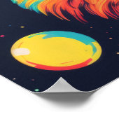 Galaktische Paws Poster (Ecke)