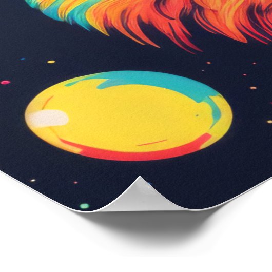 Galaktische Paws Poster (Ecke)