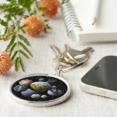 Galaktische Randstreifen Schlüsselanhänger (Seite)