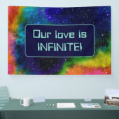 Galaktische SCI-Fi-Hochzeit Banner (Messe)