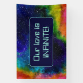 Galaktische SCI-Fi-Hochzeit Banner (Vertikal)