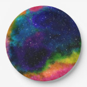 Galaktische SCI-Fi-Hochzeit Pappteller (Vorderseite)