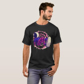 Galaktische Spiral Astro Surfer T-Shirt (Vorne ganz)