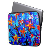 Galaktische Sterne träumen. Jetzt kaufen Laptopschutzhülle (Vorderseite Links)