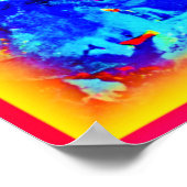 Galaktische Sterne träumen. Jetzt kaufen Poster (Ecke)