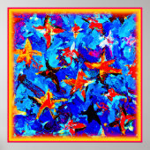 Galaktische Sterne träumen. Jetzt kaufen Poster (Vorne)