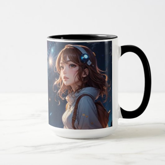 Galaktische Träume: Eine helle Sky-Reise Tasse (Rechts)