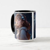 Galaktische Träume: Eine helle Sky-Reise Tasse (Vorderseite Links)