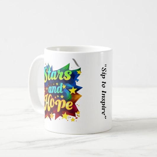 "Galaktische Träume" Kaffeetasse (Vorderseite Links)