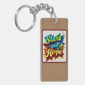 "Galaktische Träume" Schlüsselanhänger (Vorderseite links)