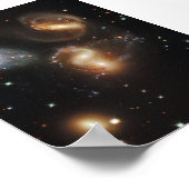 Galaktische Trümmer in Stephans Quinett Poster (Ecke)