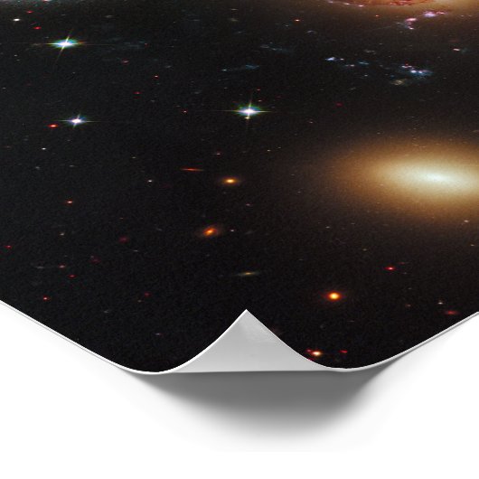 Galaktische Trümmer in Stephans Quinett Poster (Ecke)