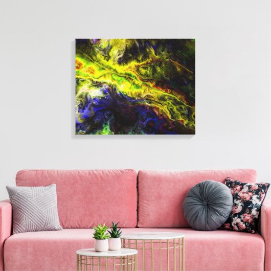 Galaktische Vapors Leinwanddruck (Insitu (Wohnzimmer))