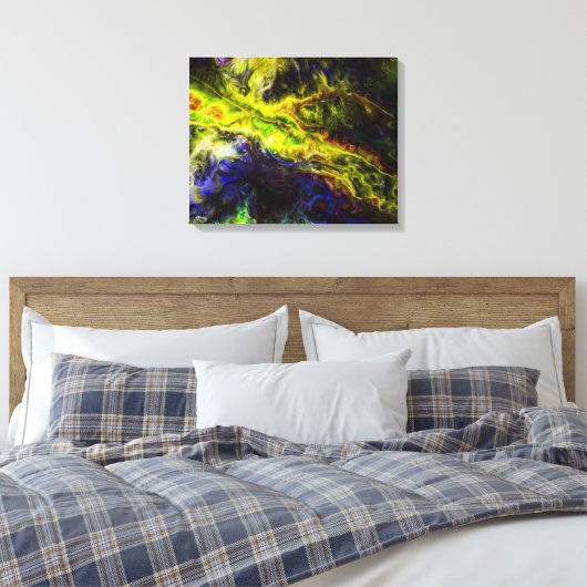 Galaktische Vapors Leinwanddruck (Insitu (Schlafzimmer))