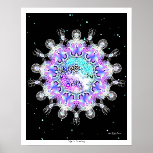 Galaktische Wächter Poster (Vorne)