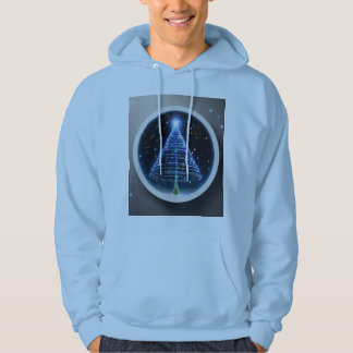 "Galaktische Weihnachten: Weltraumgeachtete Weihna Hoodie